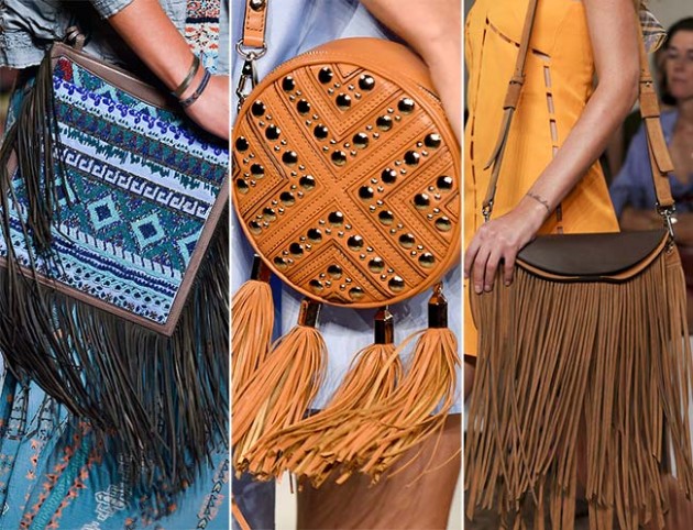 fringed bags